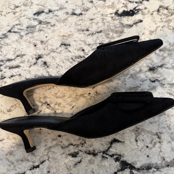 Fericzot Chic Black Women's Mules size 8 1/2 - Picture 3 of 5